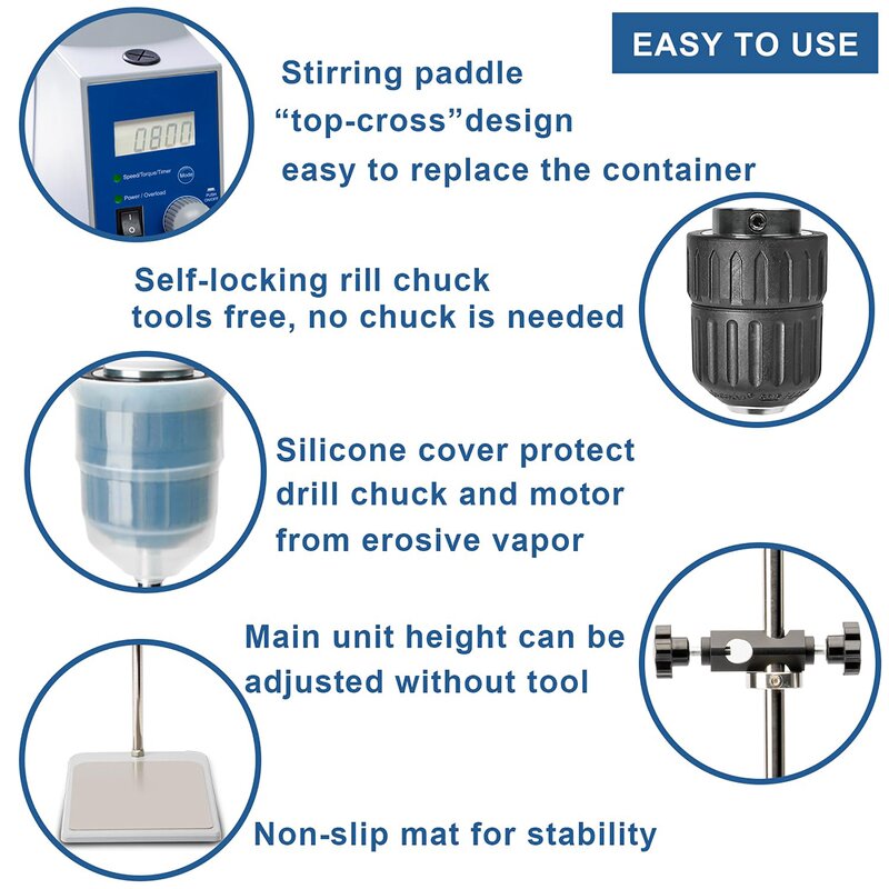 Overhead Stirrer Manufacturer - 20L Electric Homogenizer 10000mPas