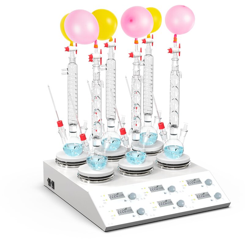 Magnetic Stirrer Manufacturer - Six-Position Digital Display 18L Multiple