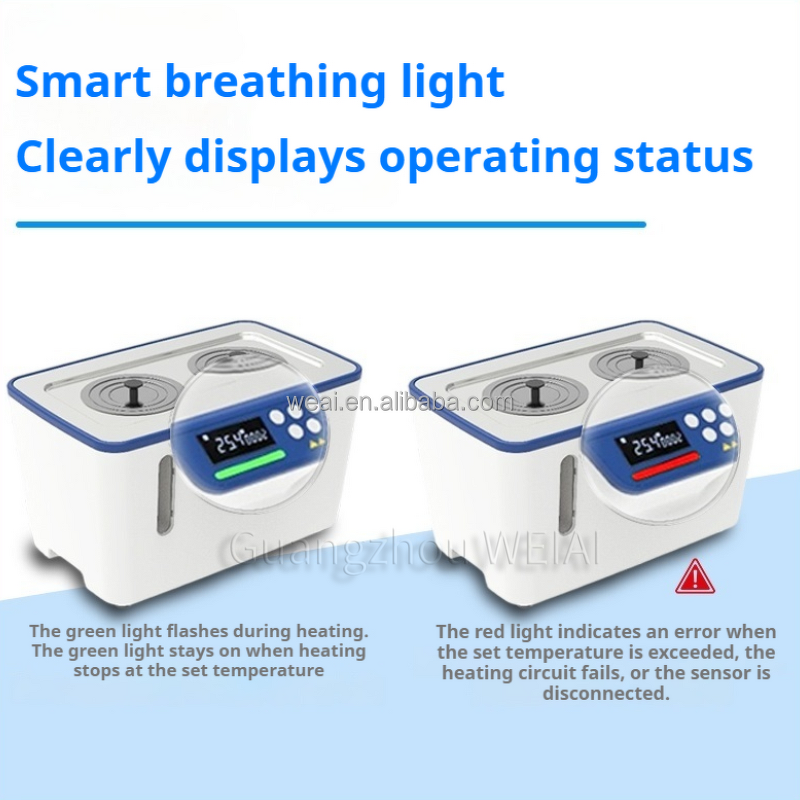 Water Bath Manufacturer - LCD Digital Thermostatic 5L Timer 2 Opening