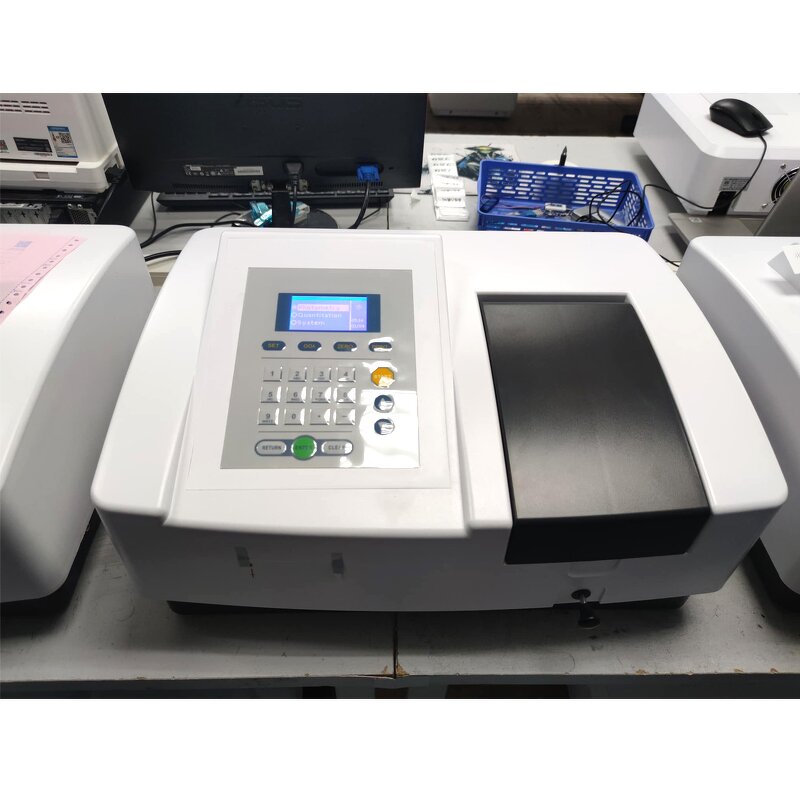 Spectrophotometer Manufacturer - Single Beam UV VIS Deuterium Tungsten 190-1100nm