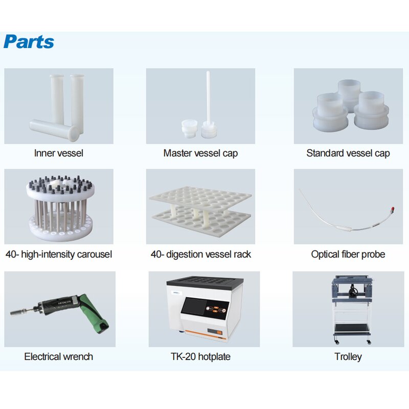Digestion Workstation Manufacturer - TANK 40 Microwave Sample Pretreatment