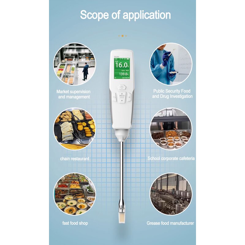 Oil Tester Manufacturer - Portable Digital Cooking Oil Quality Fast