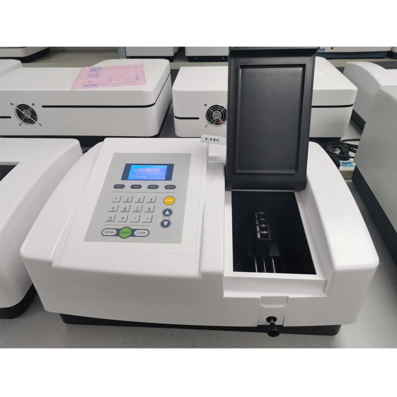 Spectrophotometer Manufacturer - Single Beam UV VIS Deuterium Tungsten 190-1100nm