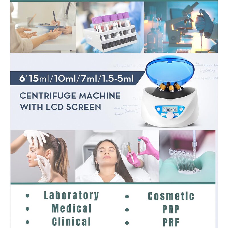 Centrifuge Manufacturer - Low Speed 10-15ml Para Plasma Rico En Plaquetas