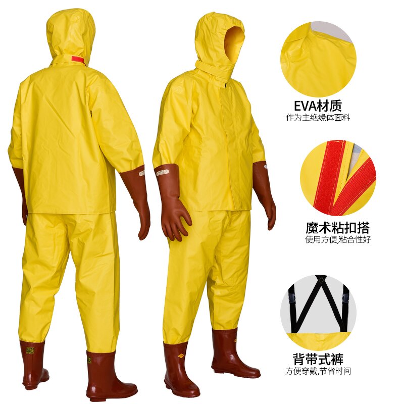 Chemical Protective Clothing Manufacturer - High Quality PPE Work Wear Resistant to Light Acid and Alkali for Firefighters
