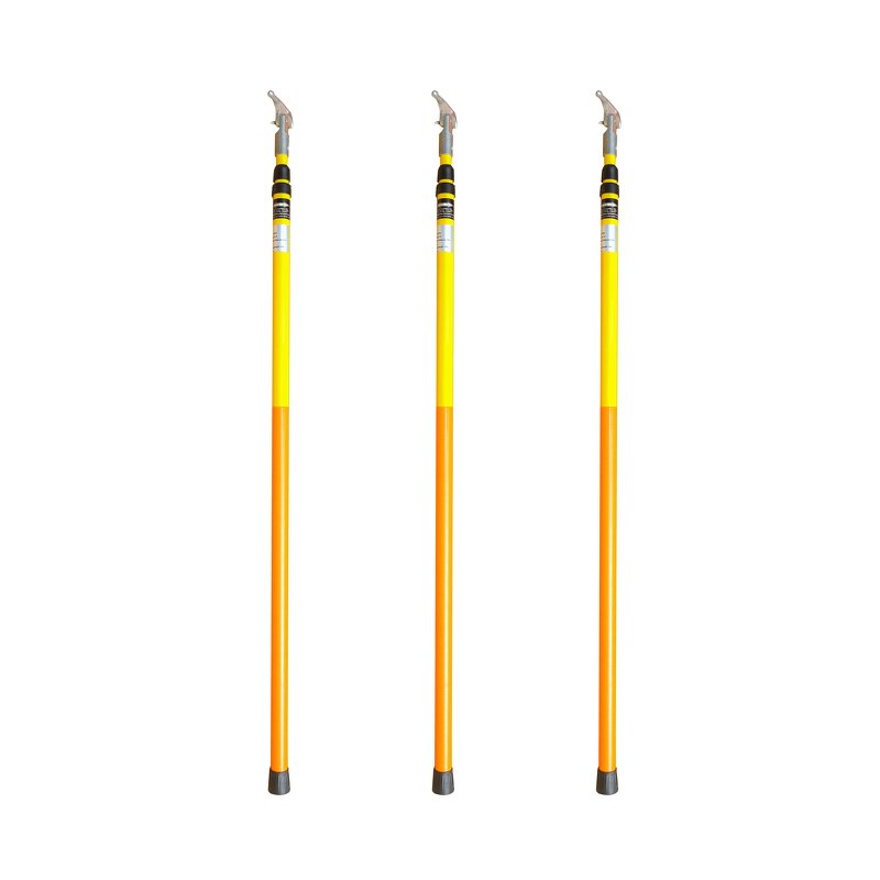 Hot Stick Manufacturer - Adjustable Telescopic Triangle Tube Fiberglass Link High Voltage Safety