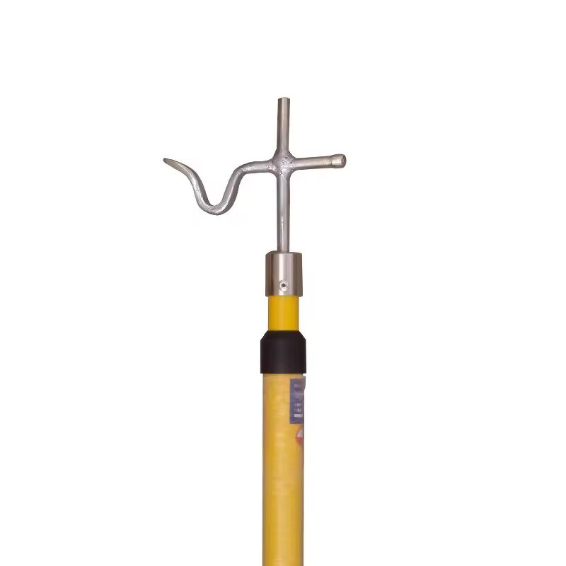 Safety Discharge Rod Manufacturer - Portable Telescopic FRP Fiberglass Epoxy Resin Insulated 11kv 33kv