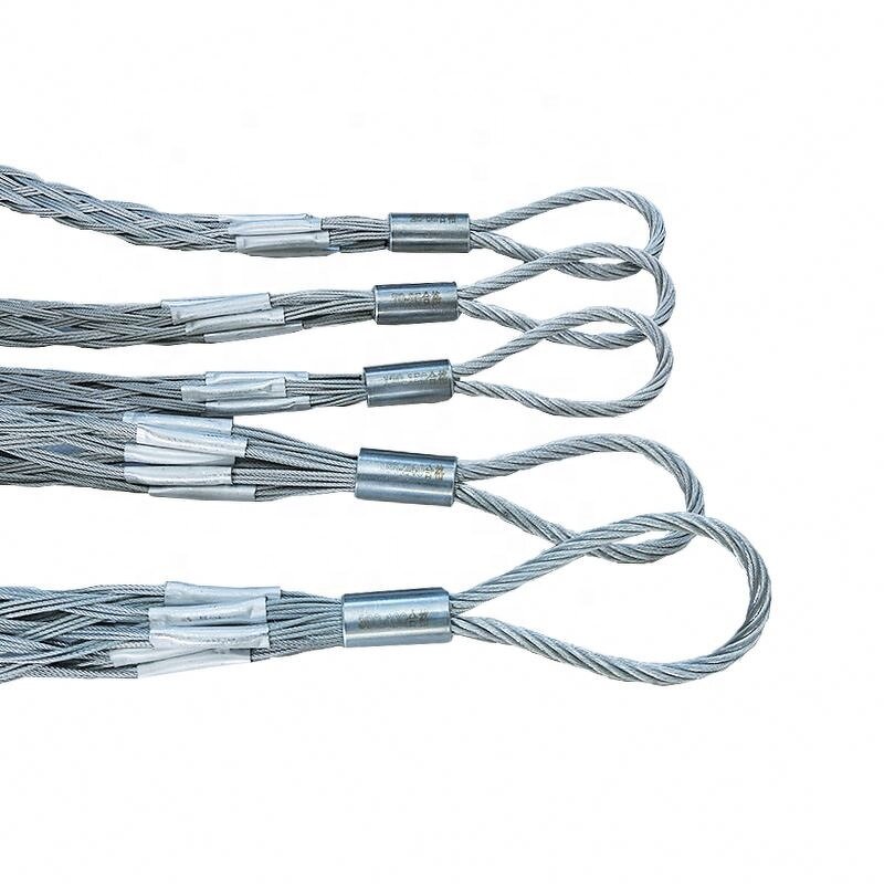 Cable Sleeves Manufacturer - High Quality Stainless Safety Wire Mesh Connector Sleeve for Safety Stringing