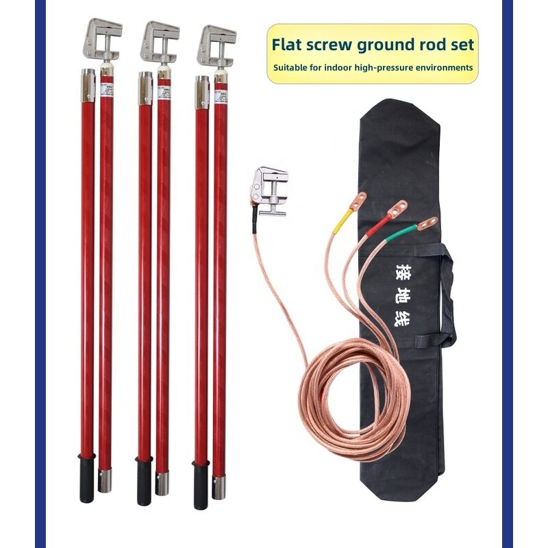 Earth Grounding Rod Manufacturer - Portable High Quality Copper Single Phase Type for Safety Protect