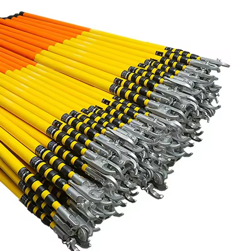 Hot Stick Manufacturer - Adjustable Telescopic Triangle Tube Fiberglass Link High Voltage Safety