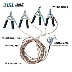 Safety Ground Wire Set Manufacturer - Customized HANSHENGLONG Brand Low Voltage Personal Insulated Clamp