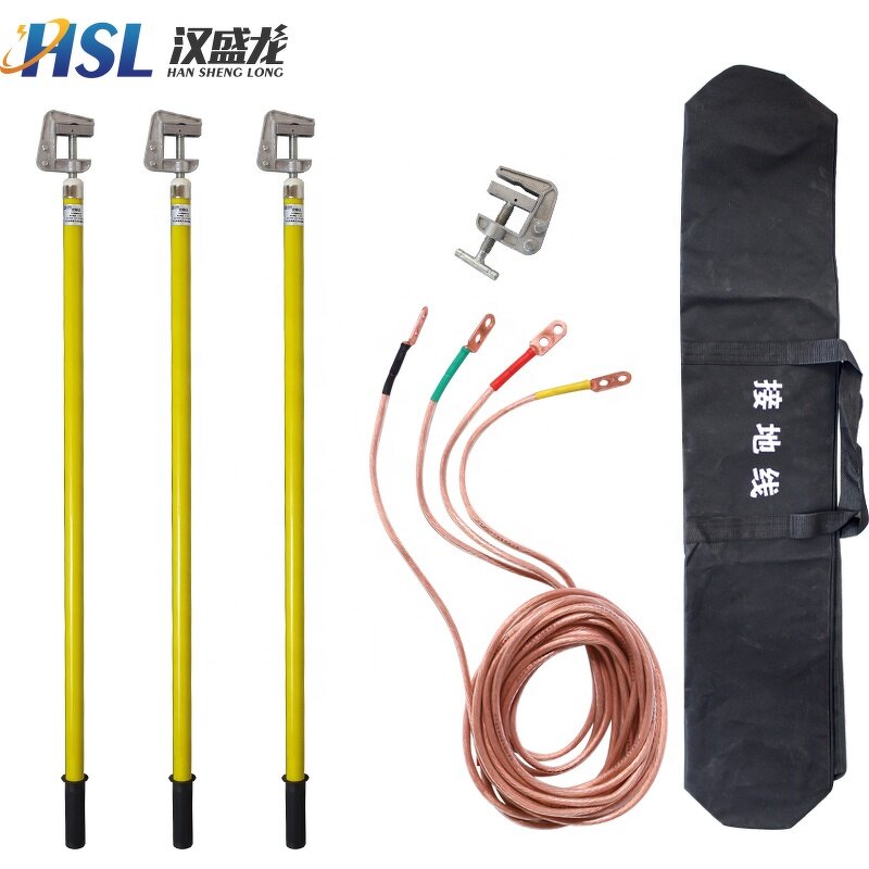 Earth Wire Manufacturer - Earth Bar Copper Clad Ground Rod Clamp Electric Equipment with Clamp Copper