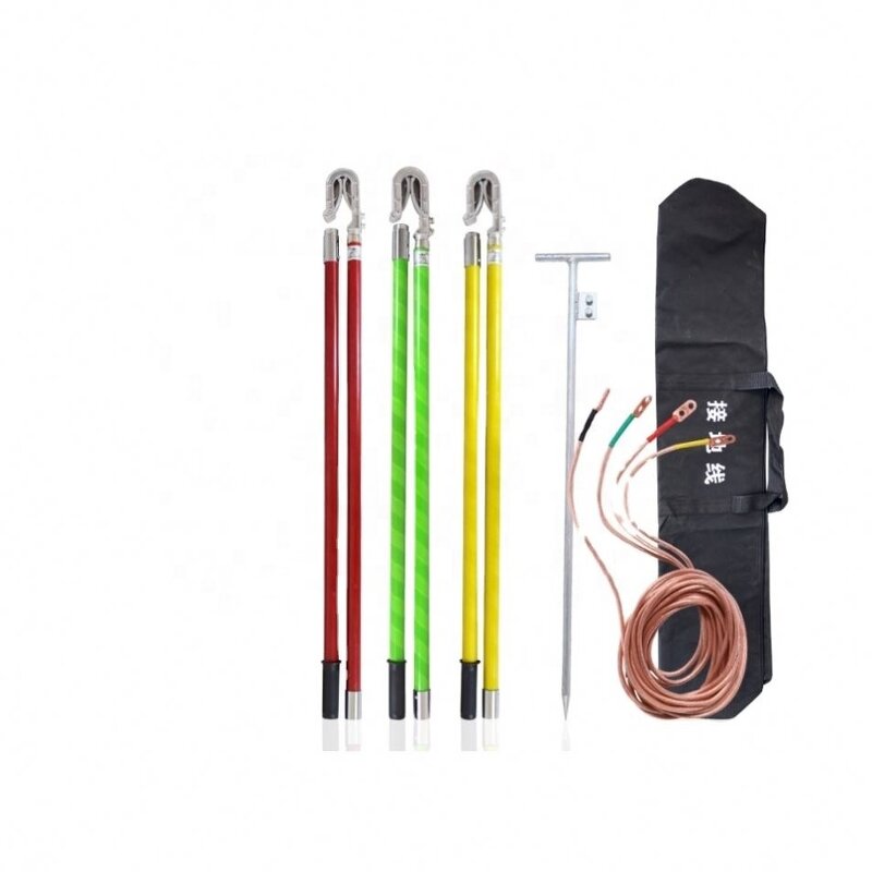 Earth Grounding Rod Manufacturer - Portable High Quality Copper Single Phase Type for Safety Protect