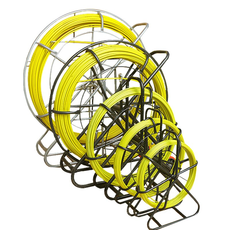 Fish Tape Manufacturer - China Supply 6mm Optical Pulling Duct Rodder Fiberglass Wire Cable Puller 14mm
