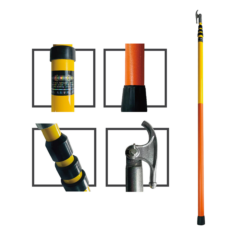 Hot Stick Manufacturer - Triangle Telescopic Insulation Operating Rod G Bar Retractable Rod