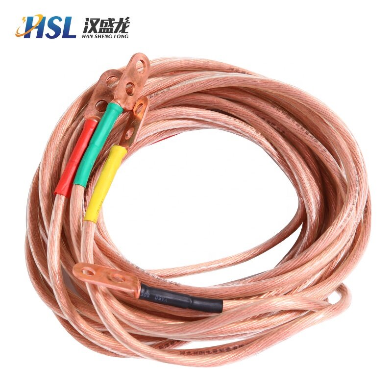 Copper Ground Earth Rod Manufacturer - 35kv Hot Selling High & Low-voltage Grounding Wire Set Safety