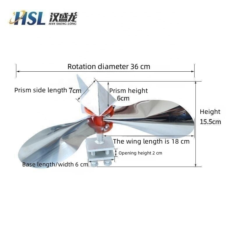 Bird Repellent Manufacturer - 2023 Hot Sale Stainless Steel Wind-wing Wind Flash