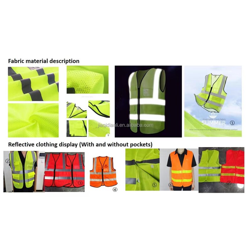 Reflective Safety Vest Manufacturer - Customized for Summer Construction Work Waterproof Cool Uniform Suit