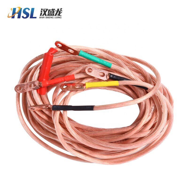Portable Earthing Equipment Manufacturer - Smart Earth Line Security Ground Personal Safety Rubber Copper Insulated