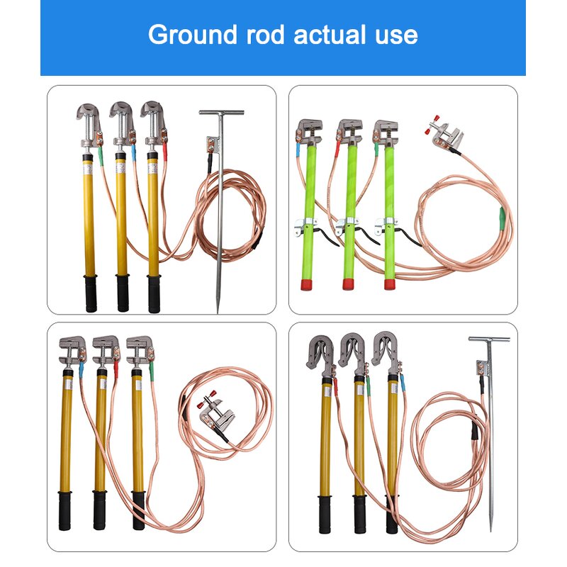 Earth Ground Rod Manufacturer - Portable High Voltage Electrical Copper Price Low Voltage Safety