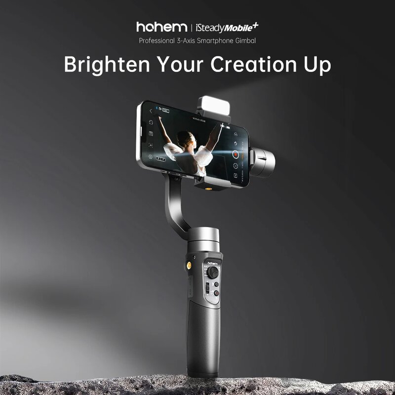 Hohem ISteady Mobile Plus 2024 - Smartphone Android Gimbal 3-axis Handheld Stabilizer