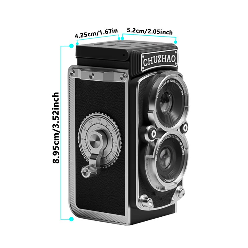 CHUZHAO M1 - Digital Camera Dual Reflex Portable Small Camera Retro CCD