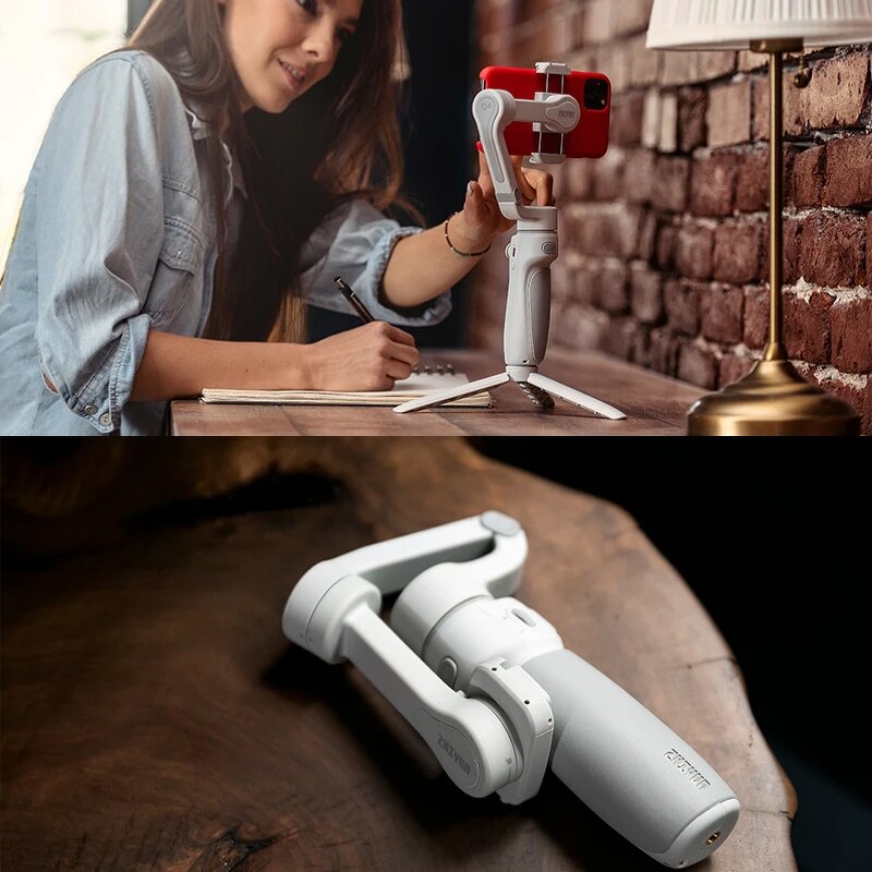 ZHIYUN Smooth Q4 - 3-Axis Smartphone Gimbal Stabilizer with Built-in Extension Rod