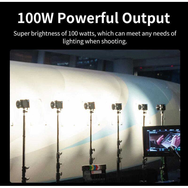 ZHIYUN MOLUS X100 Combo - 100W COB LED Light Outdoor Photography Lighting