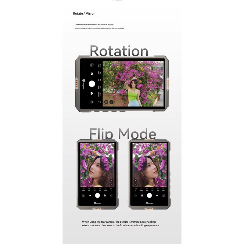 Fotorgear MS01 - Monitor Screen for Smartphone Rear Camera Wireless Magnetic Selfie