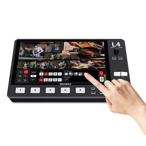 FEELWORLD L4 - 10.1 Inch Camera Video Mixer Switcher Touch Screen Multi Monitor