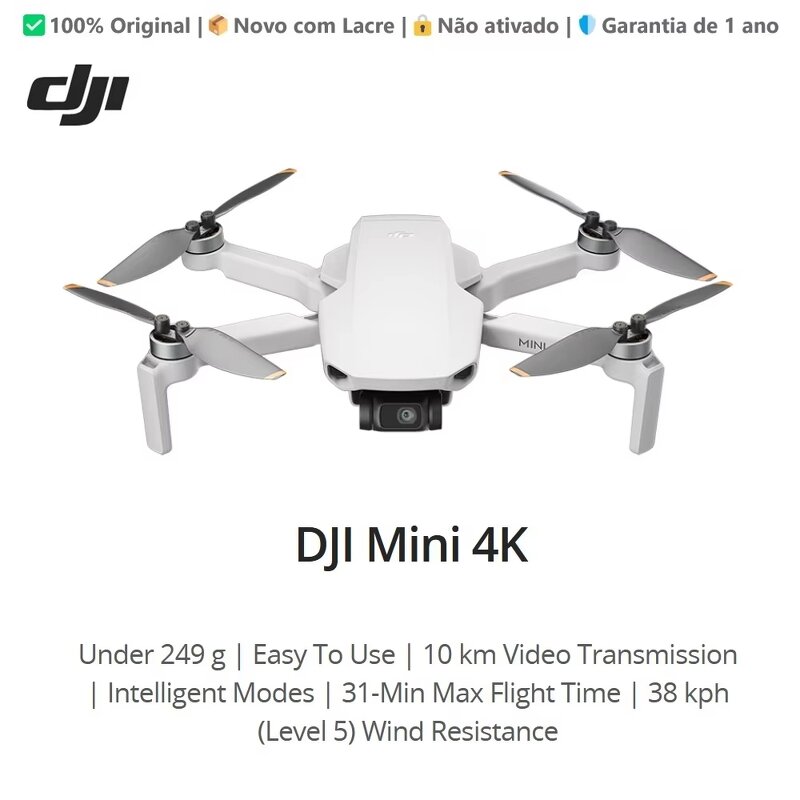 DJI Mini 4K Drone - DJI Mini 4K Fly More Combo Brand New 1-Year Warranty