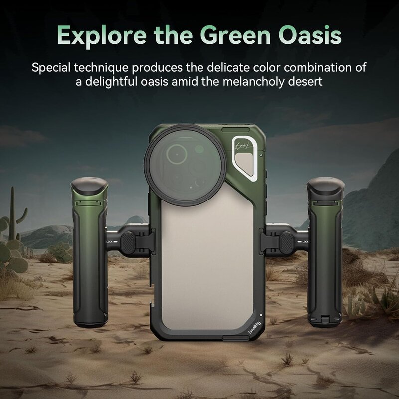 SMALLRIGxBrandon Li Mobile Video Kit - for iPhone 15 Pro Max with Wireless Quick Release