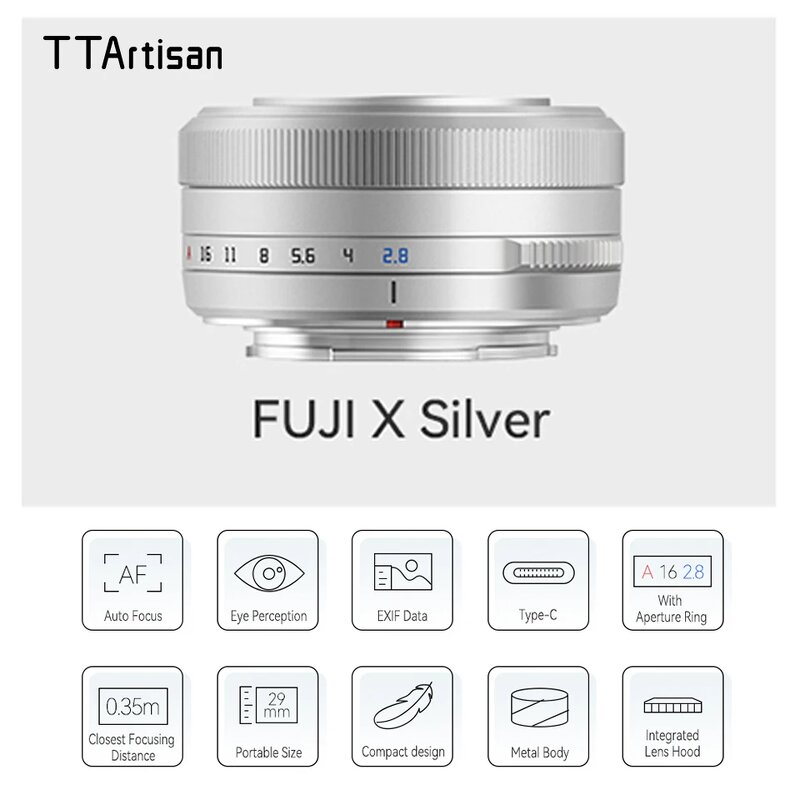 TTArtisan APS-C 27mm F2.8 - Autofocus Lens for Humanities Photography