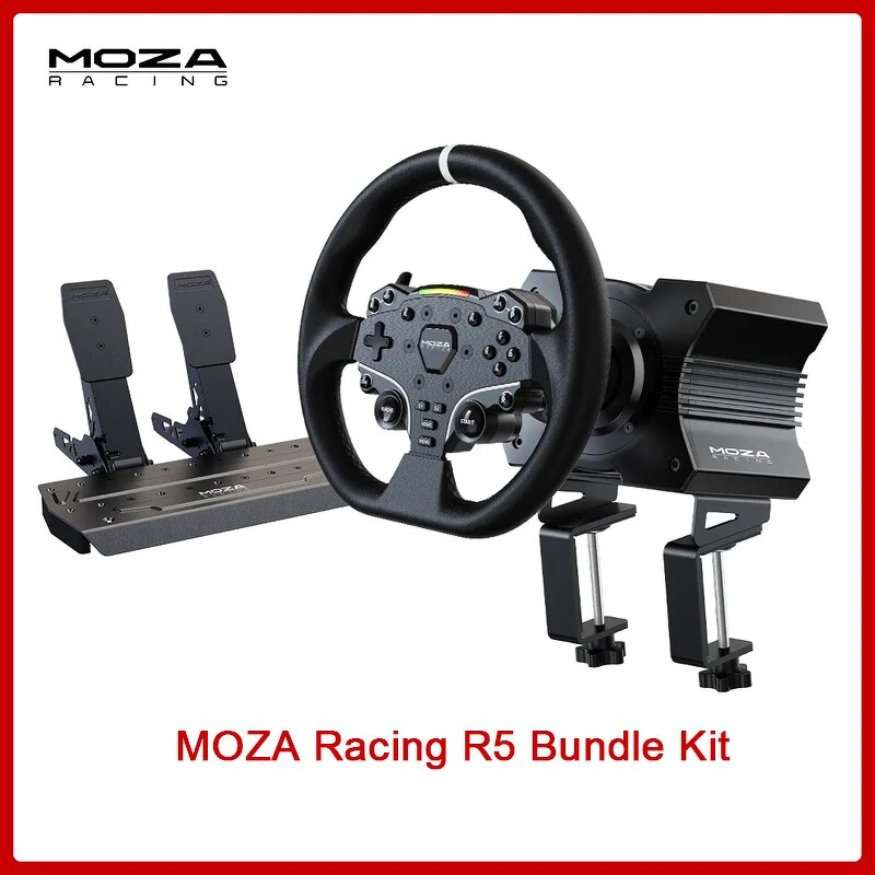 MOZA Racing R5 Bundle Kit - Racing Simulator Game Console Simulator
