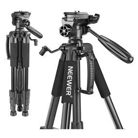 Neewer Portable 56 Inches - Aluminum Camera Tripod with 3-Way Swivel Pan Head
