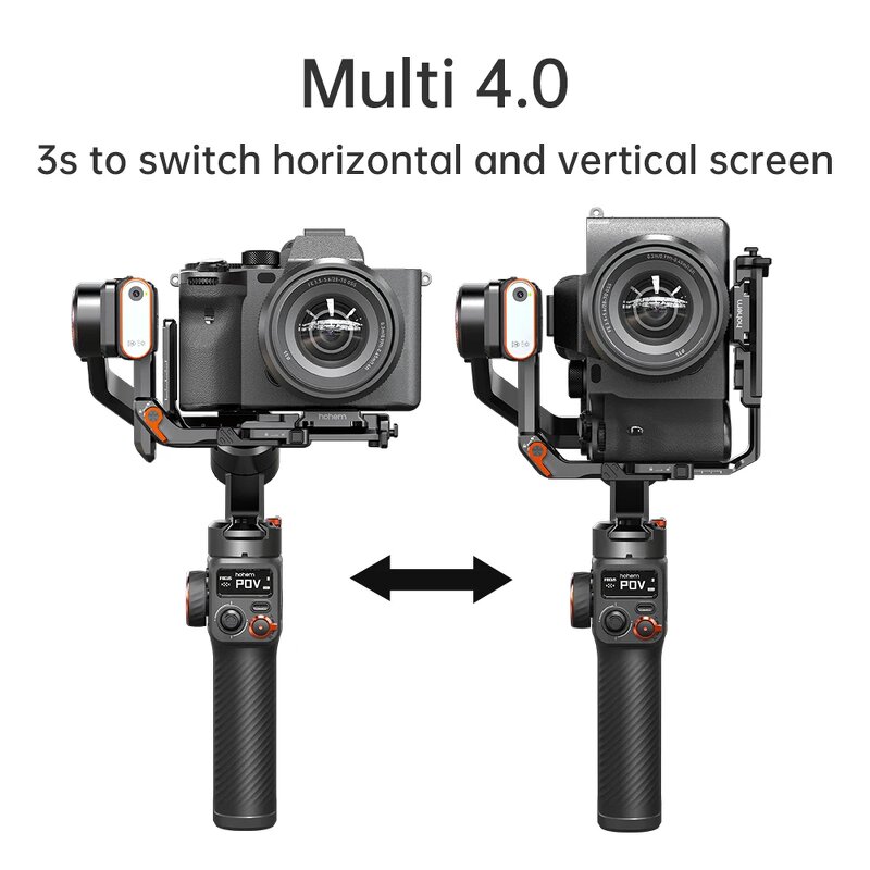 Hohem ISteady MT2 Kit - 3 Axis Gimbal for Mirrorless Camera Action Camera Smartphone
