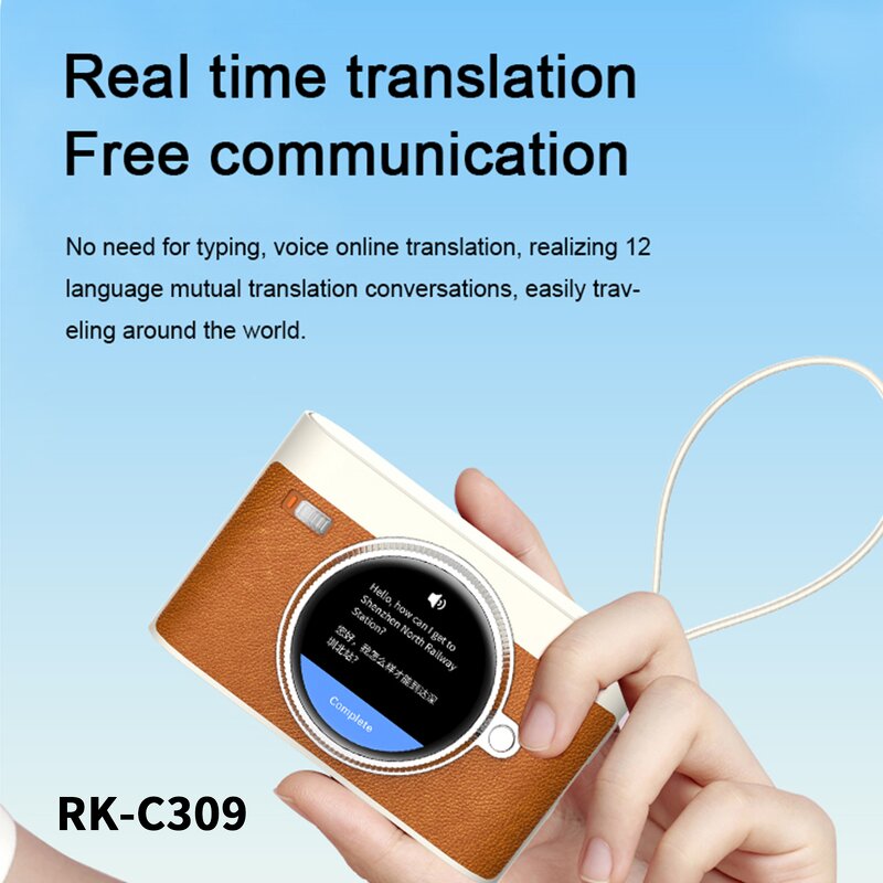 Power Bank Camera Style - Built-in Cable Fast Charging Large Capacity Portable