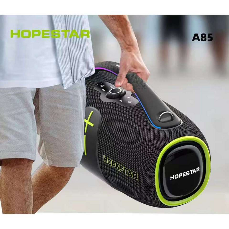 Hopestar Speaker A85 - Portable Wireless Subwoofer 400W RGB LED IPX-6 Waterproof