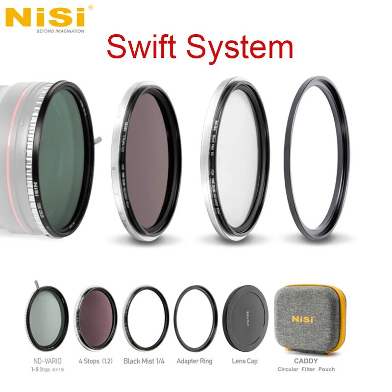 NiSi Swift VND Mist Kit - True Color VND Kit 1-5 Stops VND ND Black Mist