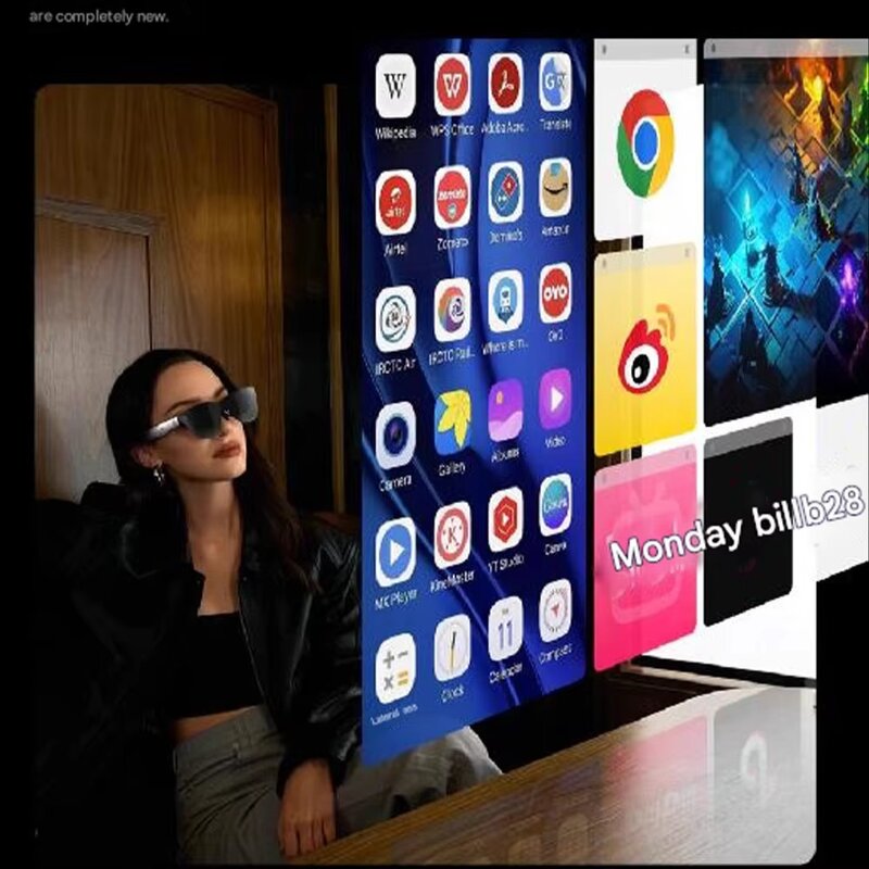 TCL Rayneo Air 3 - Smart AR Glasses HD Viewing Portable Screen 120Hz