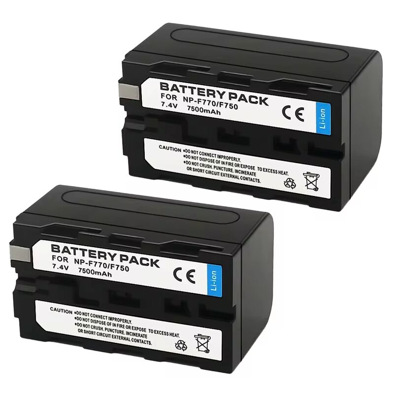 NP-F970 NPF750 NP F550 - 7500mAH Battery for Sony NP F960 F970 NP-F770