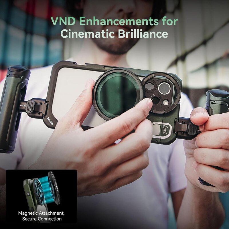 SMALLRIGxBrandon Li Mobile Video Kit - for iPhone 15 Pro Max with Wireless Quick Release