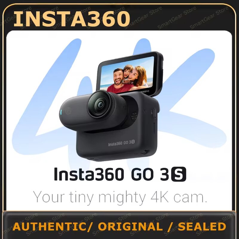 Insta360 GO 3S - Tiny Mighty 4K Camera Black