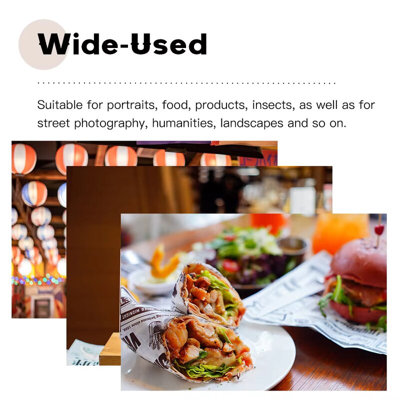 TTArtisan 35mm F1.4 - APS-C Prime Lens for Sony E Mount Fujifilm XF Nikon Z