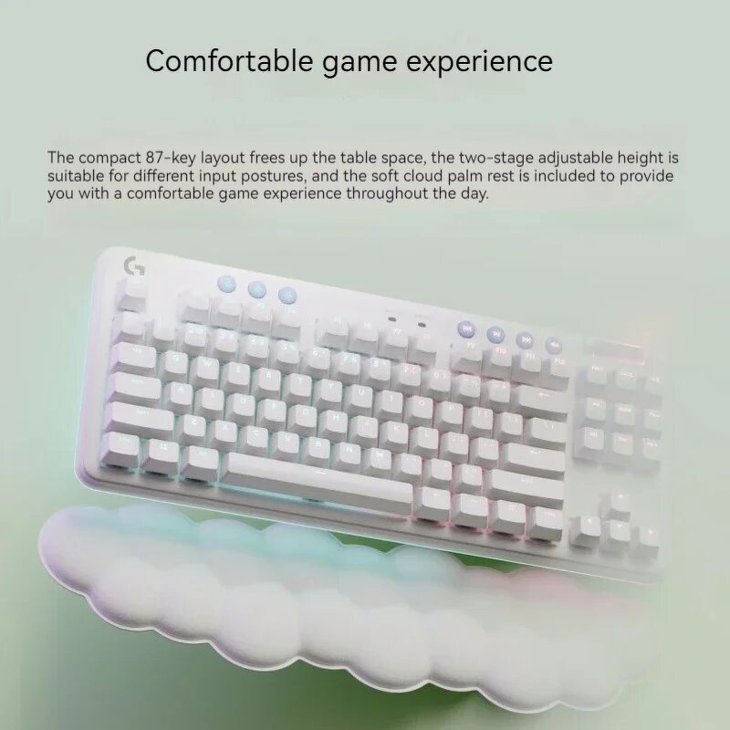 Logitech G715 Aurora - Wireless Mechanical Keyboard Three Mode Rgb Backlight 87 Key