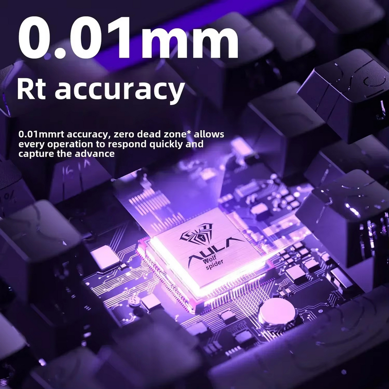 AULA Hero 68HE - Magnetic Keyboard RGB Light USB-C Hot Swap Esports 8K