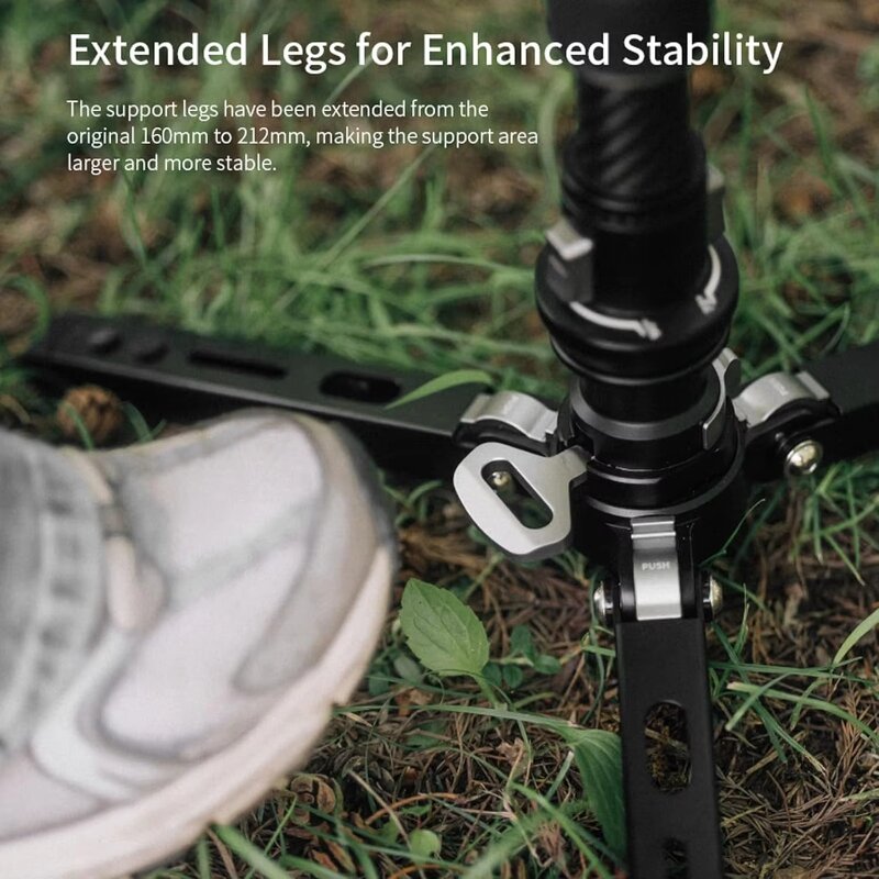 YC ONION PINETA Monopod Pro - One-button Stretch Carbon Fiber Quick-release