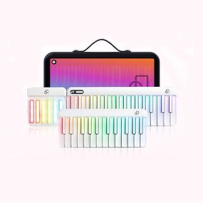 PopuPiano - Smart Portable Piano MIDI Controller Smart LED Keyboard Chord Pad