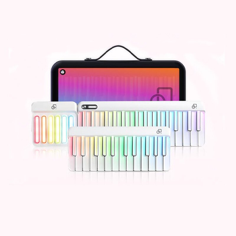 PopuPiano - Smart Portable Piano MIDI Controller Smart LED Keyboard Chord Pad