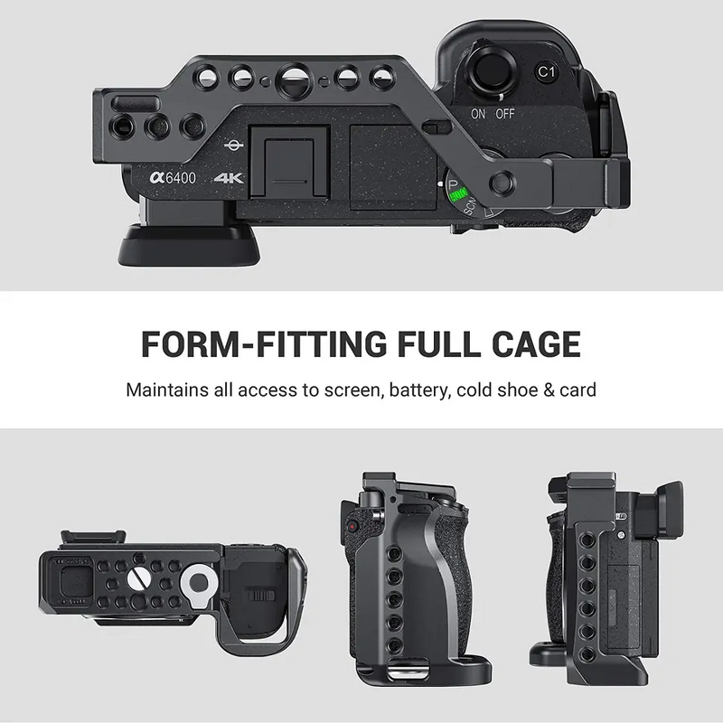 SmallRig A6600 - for Sony DSLR Cage Accessory Cold Shoe & Arri Locating Holes